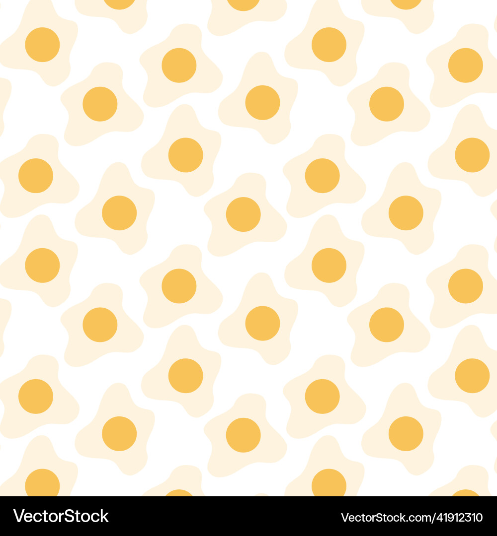 Seamless pattern with eggs in retro style Vector Image