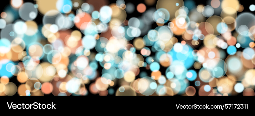 Abstract color shining bokeh isolated Abstract color shining bokeh isolated vector image