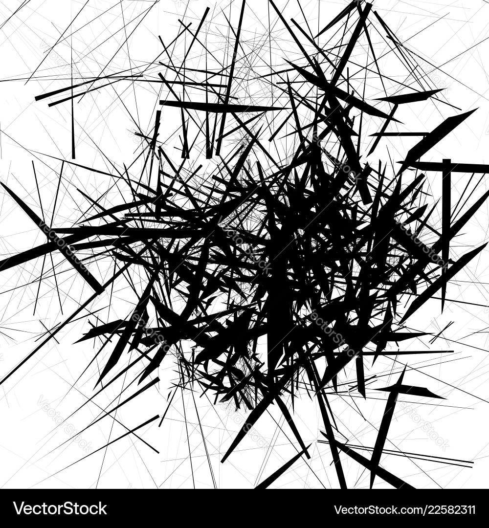 Abstract geometric with random chaotic elements Abstract geometric with random chaotic elements Vector Image