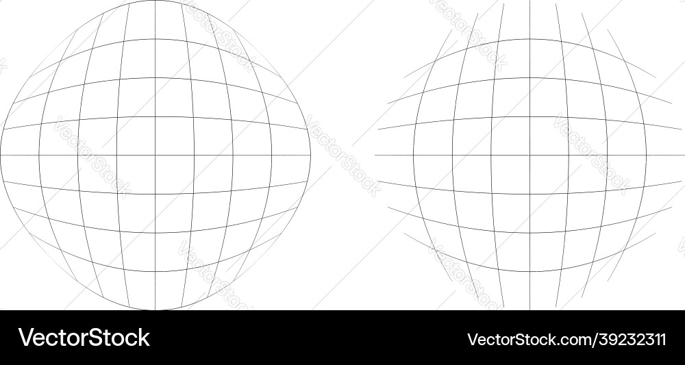 Distorted abstract geometric shape elements Distorted abstract geometric shape elements vector image