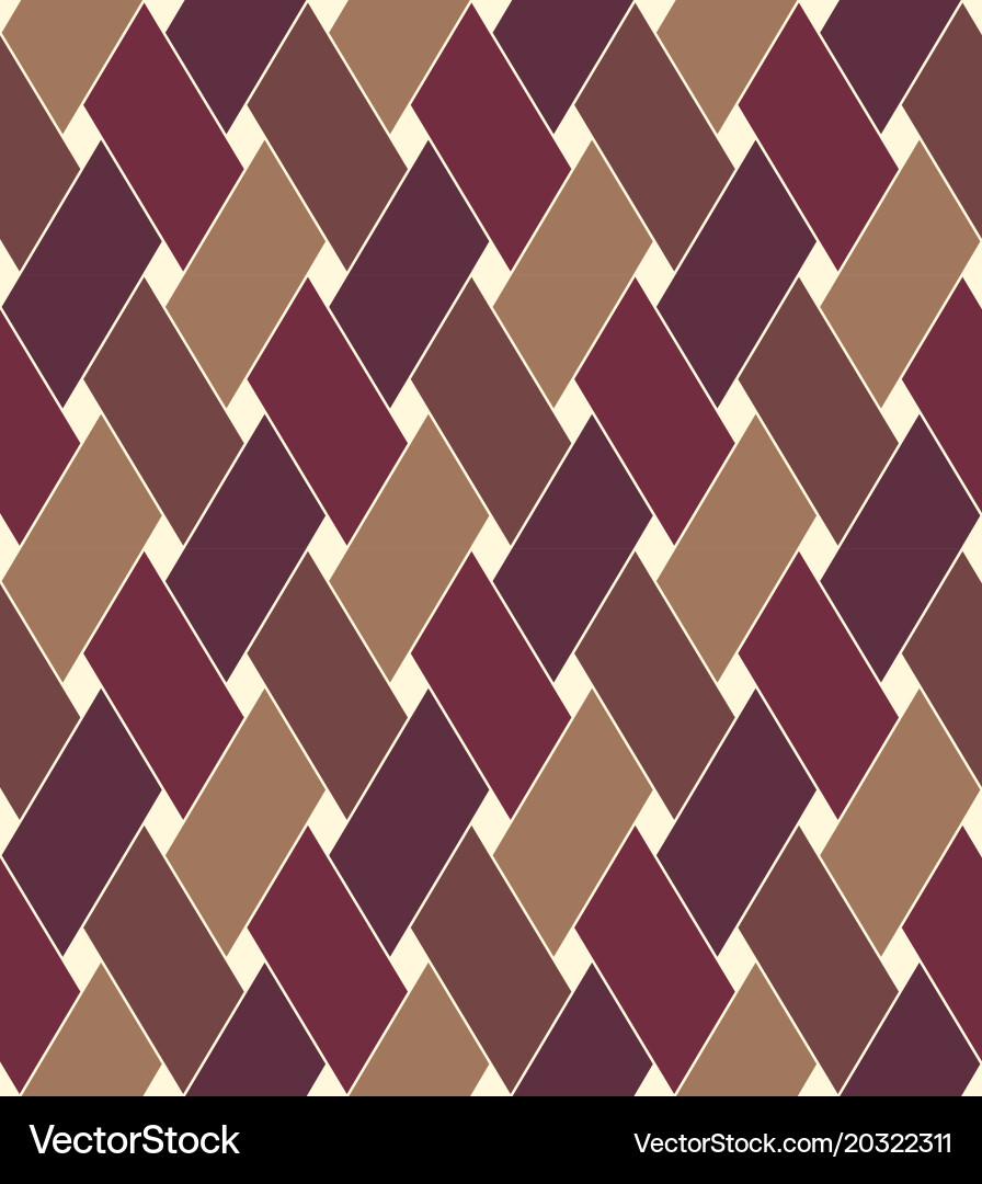Geometric seamless pattern background with weave vector image