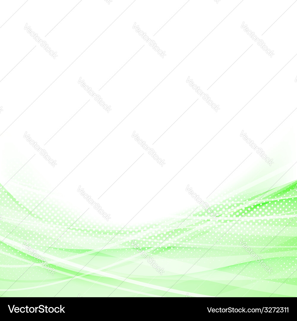 Light green speed swoosh line abstraction shadow vector image