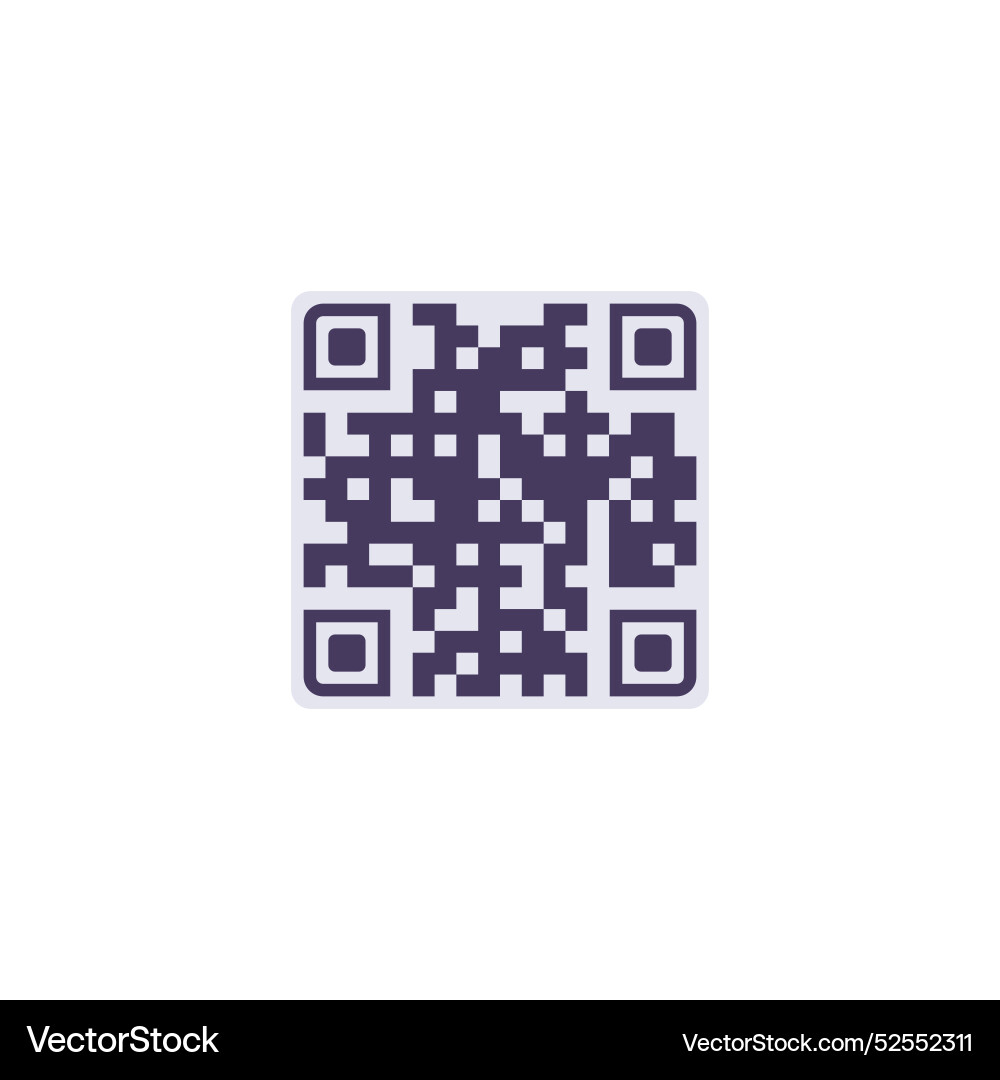 Qr code icon for scanning from a phone Qr code icon for scanning from a phone vector image