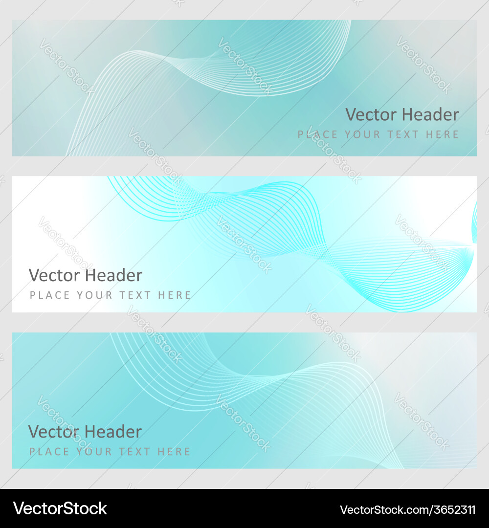 Set abstract background vector image