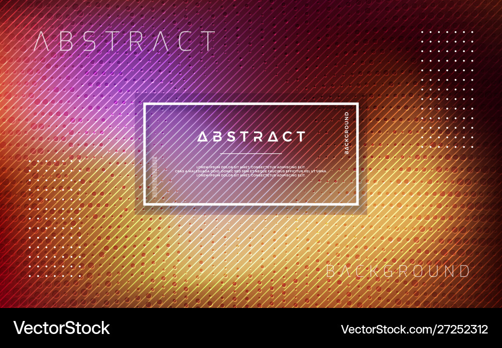 Abstract background with textured dots and lines vector image