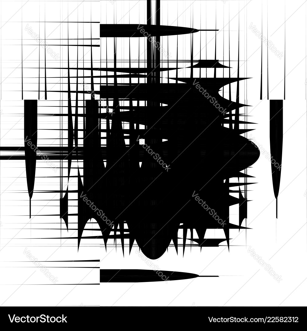 Abstract geometric with random chaotic elements Abstract geometric with random chaotic elements Vector Image