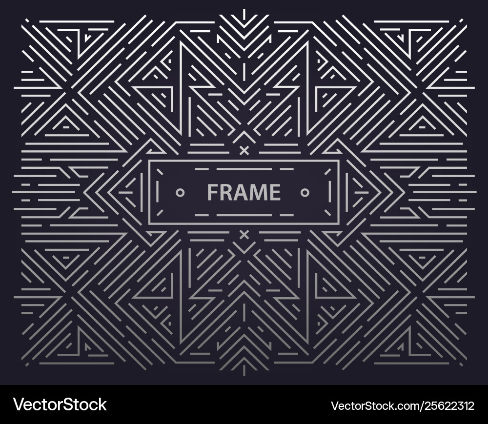 Abstract linear geometric background retro Abstract linear geometric background retro vector image