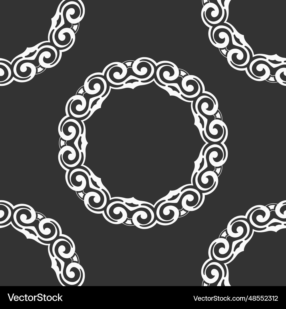 Abstract seamless pattern with round geometric Abstract seamless pattern with round geometric vector image