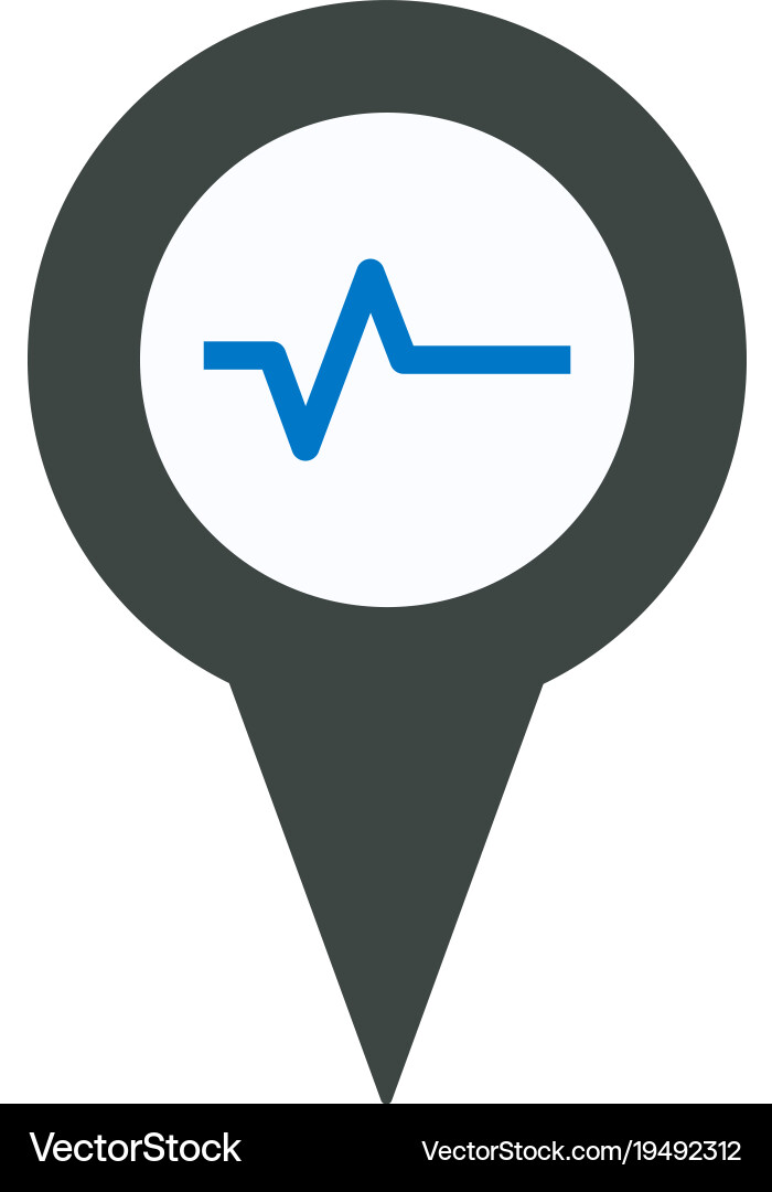 Location marker pin pointer url web www icon vector image