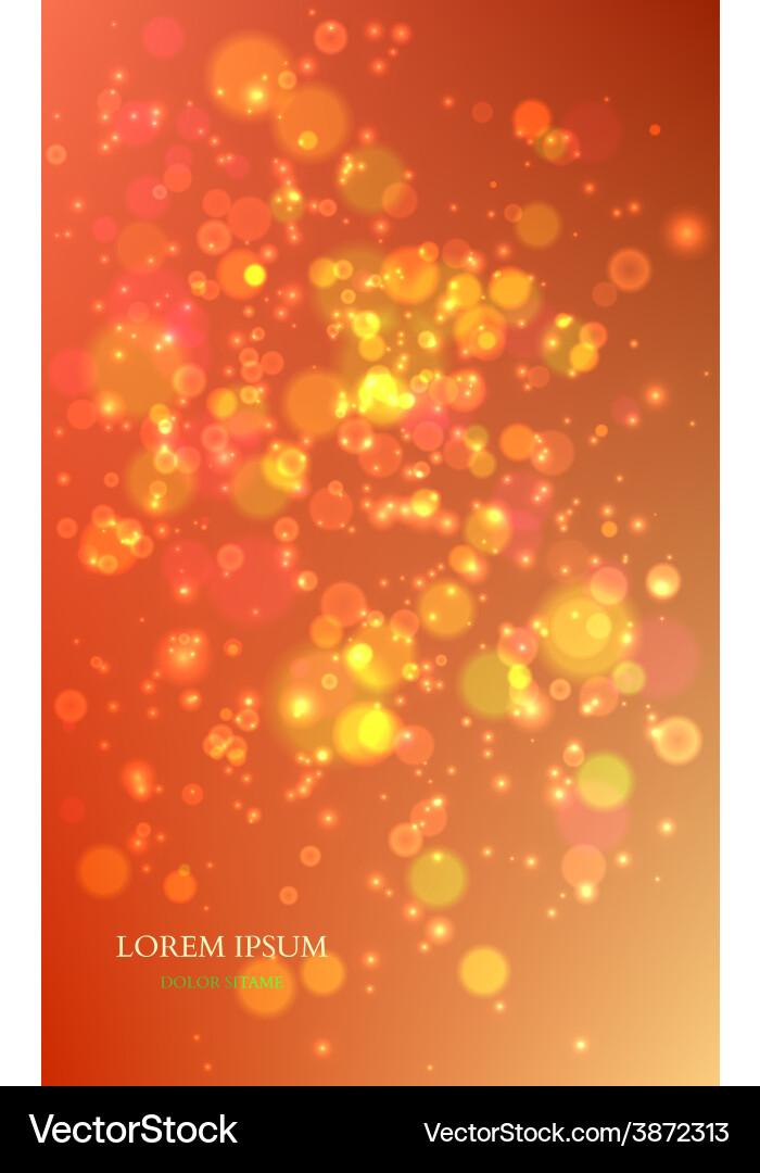 Abstract colorful background with magic particles vector image