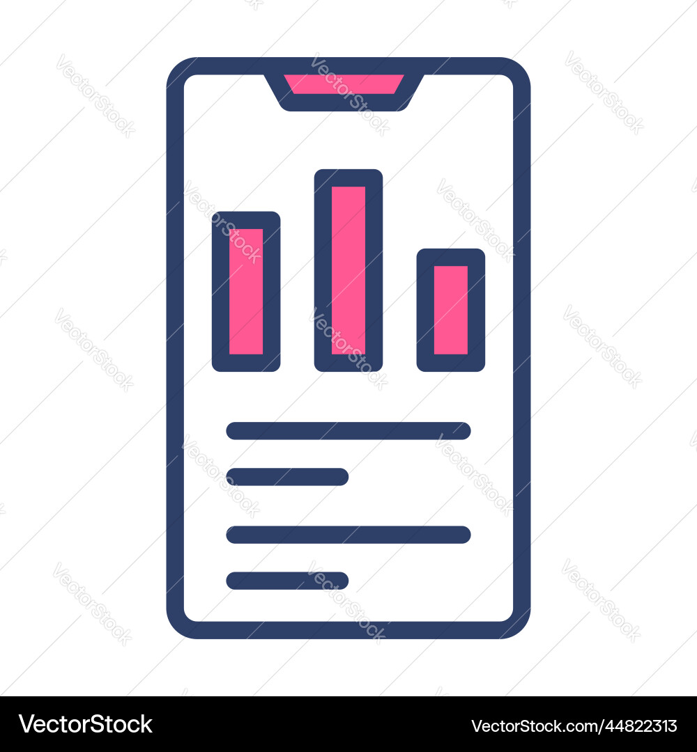 Analytics icon user interface as a simple sign Vector Image