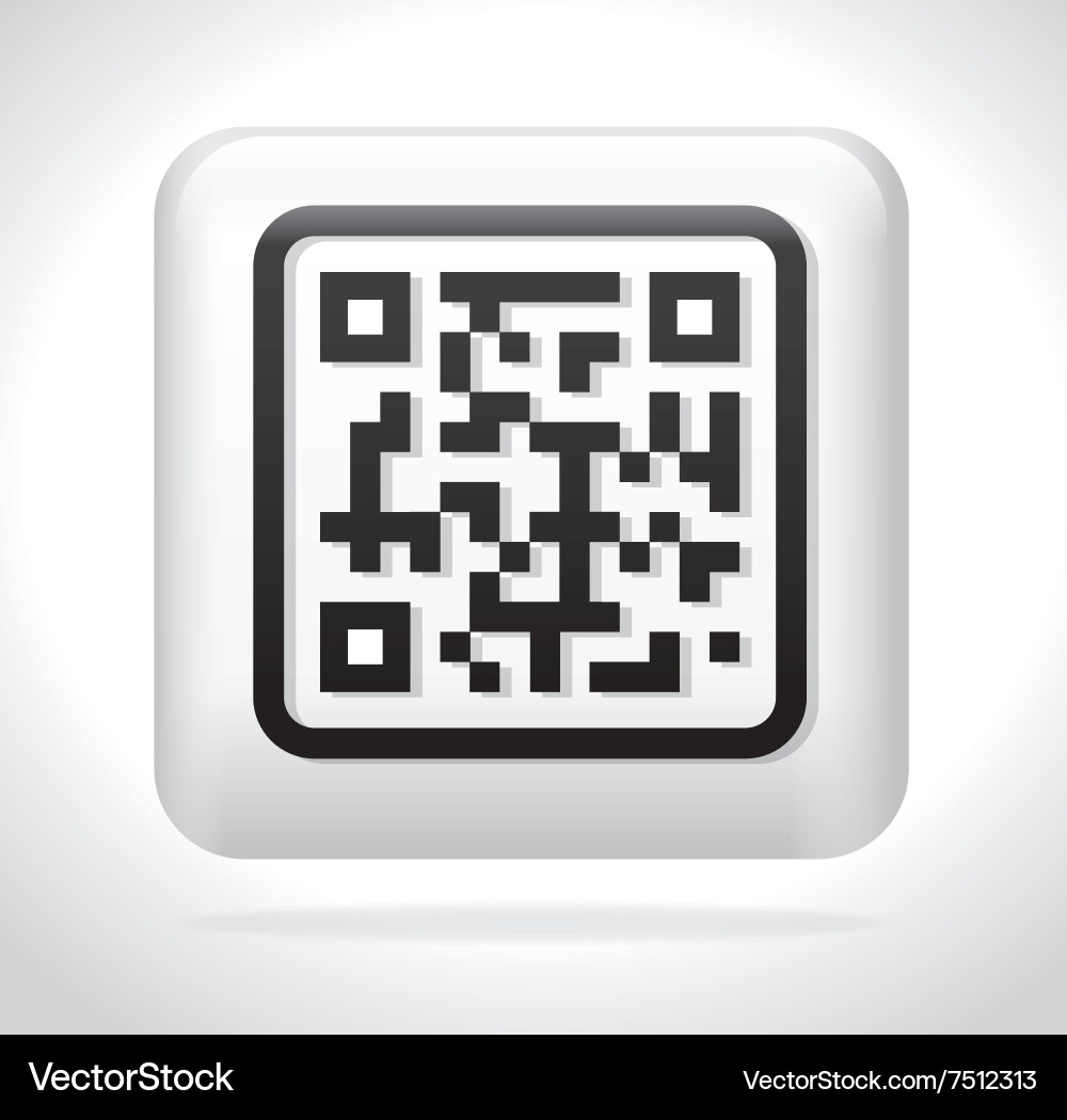 Digital code design vector image