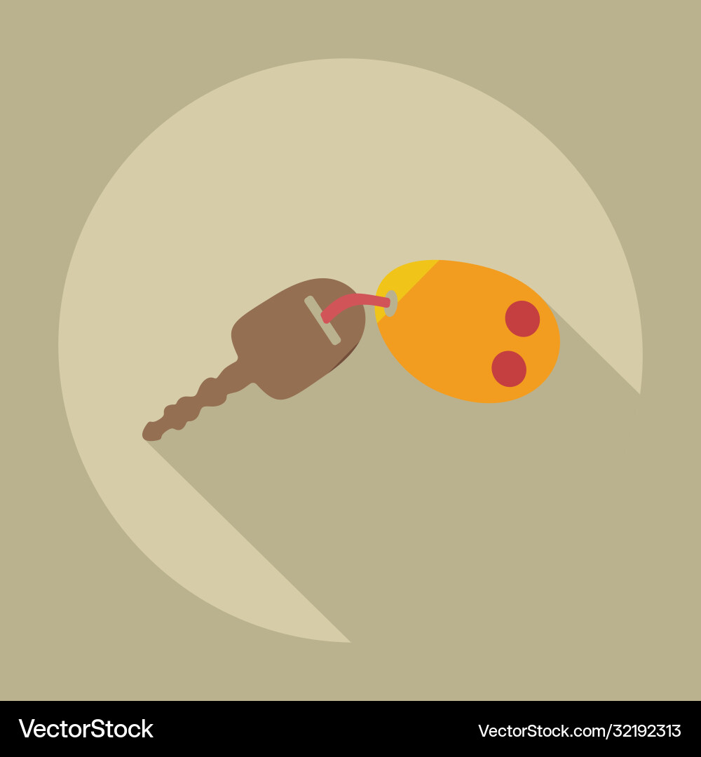 Flat modern design with shadow icons keys Flat modern design with shadow icons keys vector image