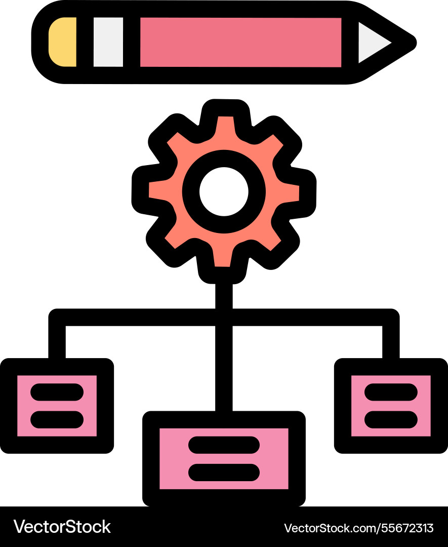 Framework icon design Vector Image