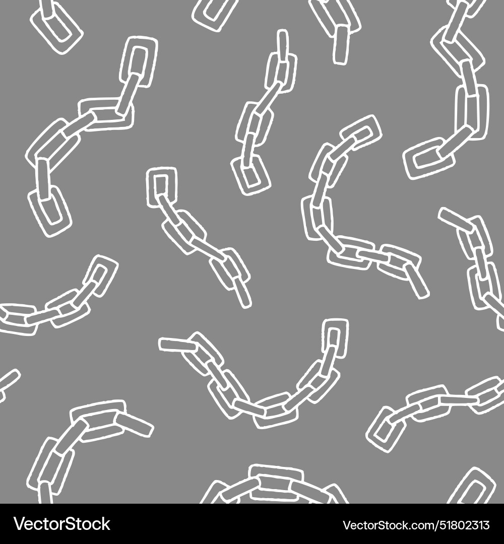 Outline chain seamless pattern for print Outline chain seamless pattern for print vector image