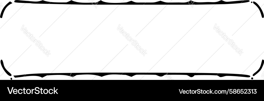 Rounded Rectangular Frame Vector Image