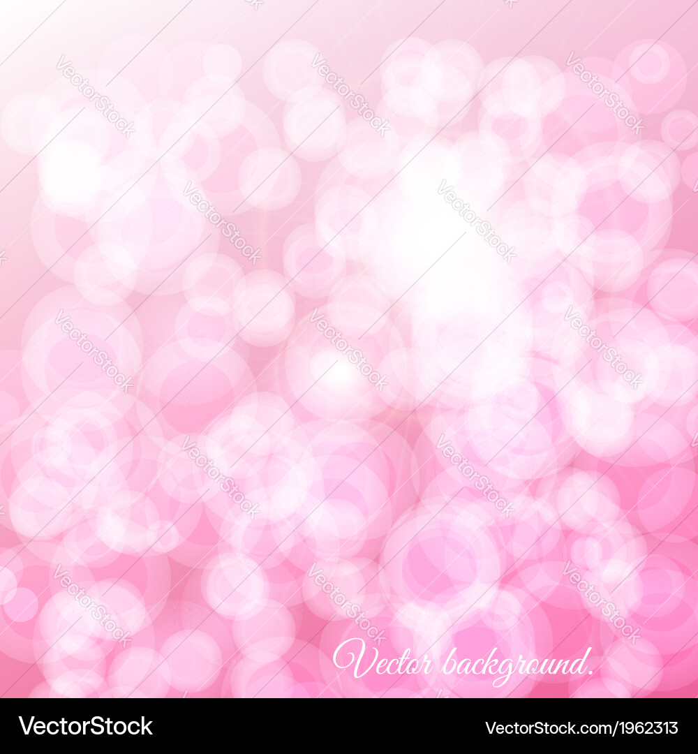 Sparkling Bokeh Background vector image