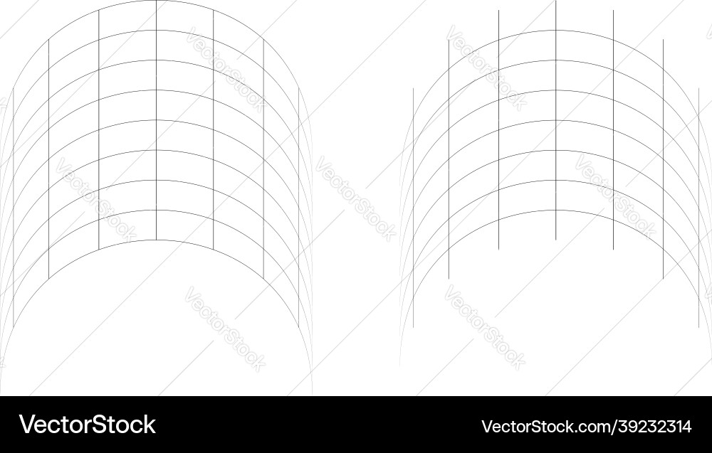 Distorted abstract geometric shape elements Distorted abstract geometric shape elements Vector Image