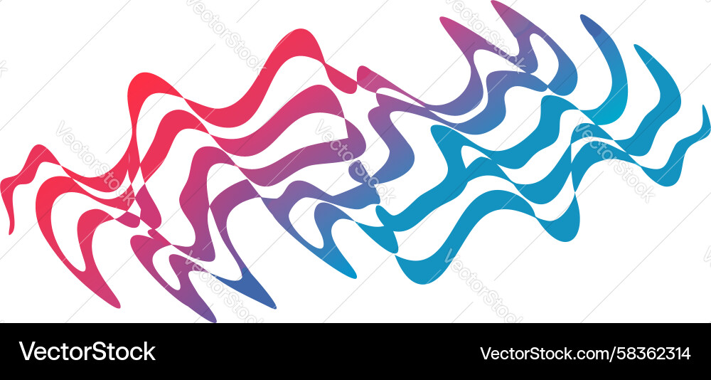 Fluid Wave Patterns Vector Image