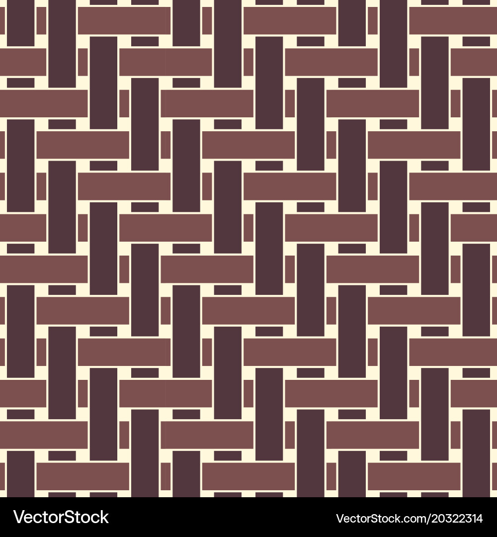 Geometric seamless pattern background with weave Vector Image