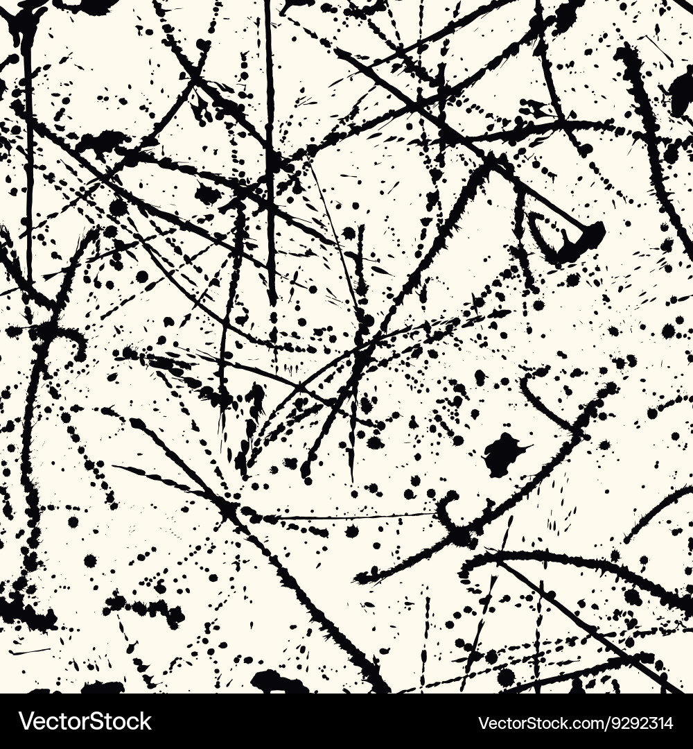 Ink Splatter Pattern vector image