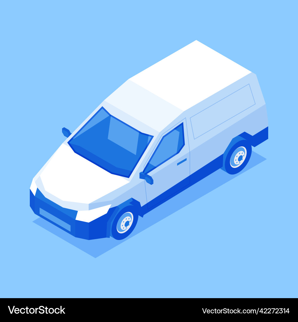 Logistic automobile with carcass container trunk Logistic automobile with carcass container trunk vector image