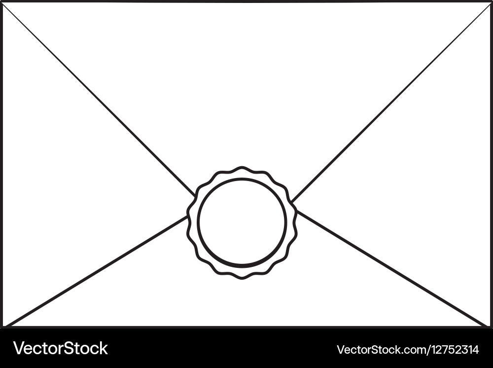 Message envelope mail icon image vector image