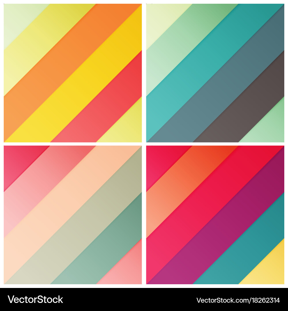 Retro Diagonal Stripe Pattern vector image