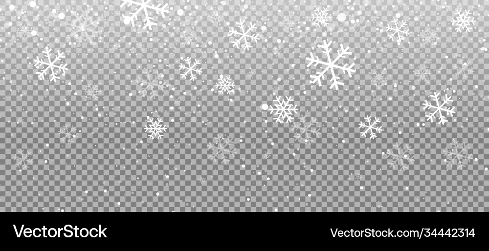 Schnee realistische Overlay Hintergrund Schneefall Schnee realistische Overlay Hintergrund Schneefall vektorbild
