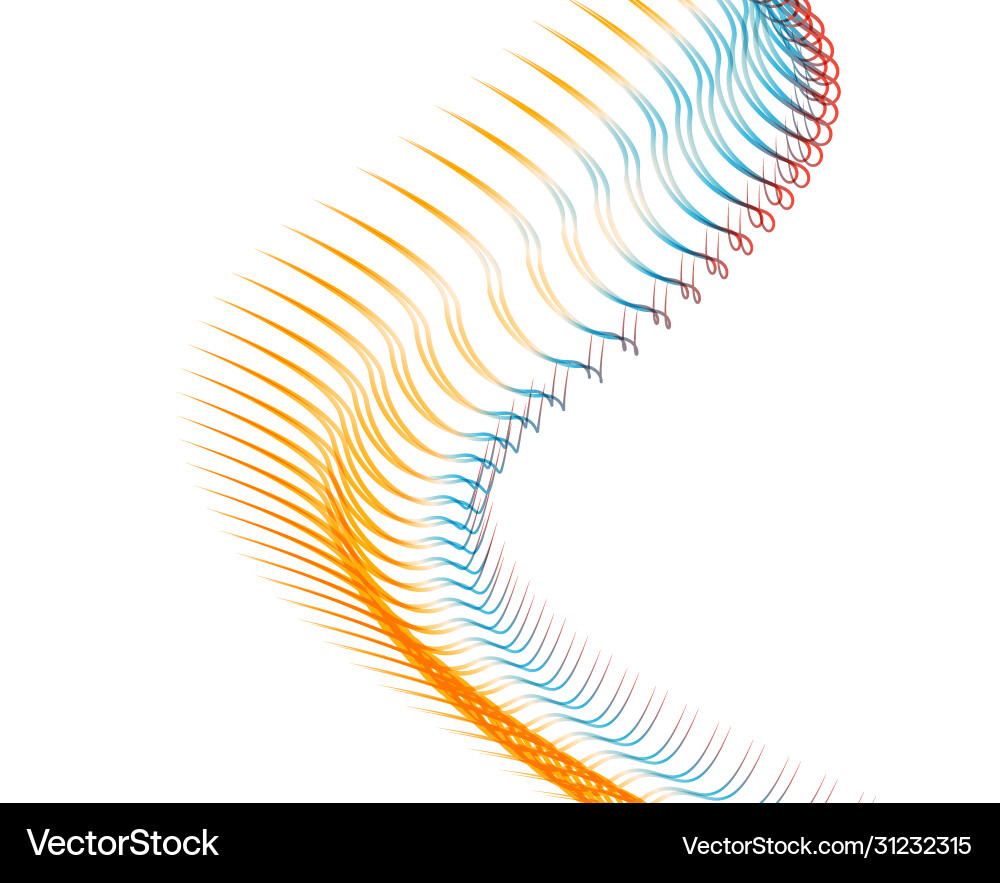 Abstract background blend wave line design Abstract background blend wave line design Vector Image