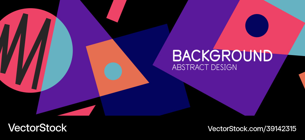 Abstract background with blocks lines geometric Abstract background with blocks lines geometric vector image