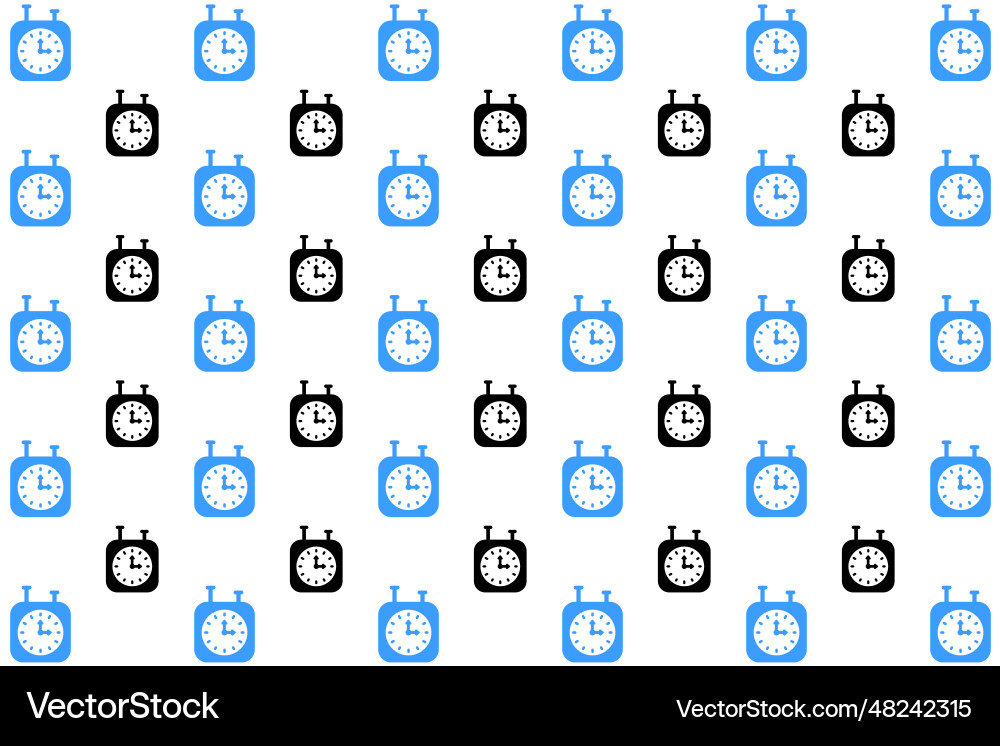 Abstract chess clock pattern background Vector Image