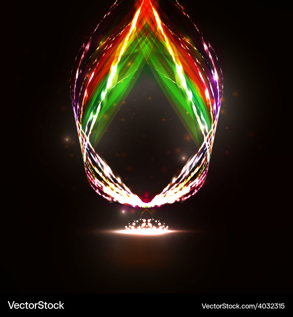 Abstract creative dynamic element Vector Image