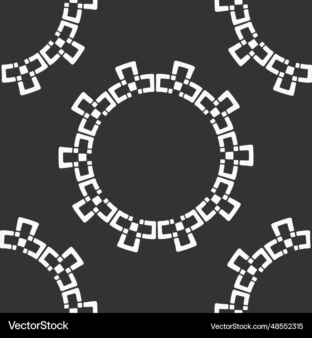 Abstract seamless pattern with round geometric Abstract seamless pattern with round geometric vector image