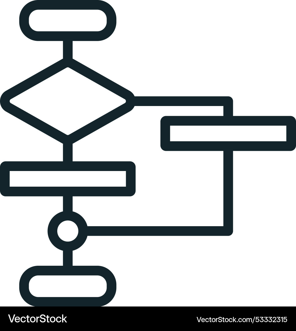 Algorithm Flussdiagramm künstliche Intelligenz Algorithm Flussdiagramm künstliche Intelligenz vektorbild