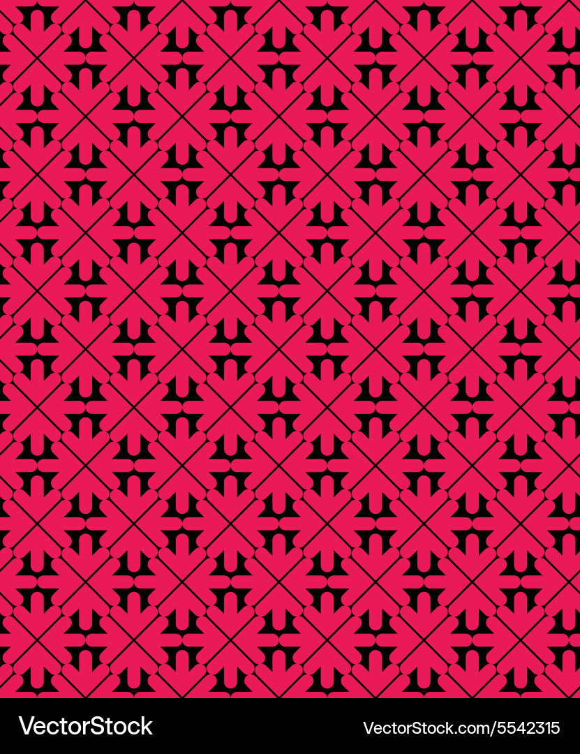 Bright abstract seamless pattern with red arrows Vector Image