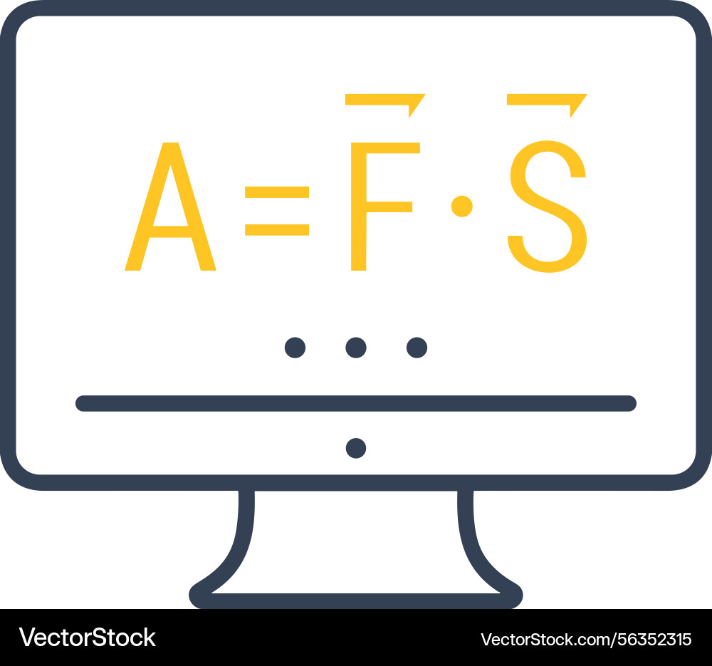 Computer icon symbol image Computer icon symbol image Vector Image
