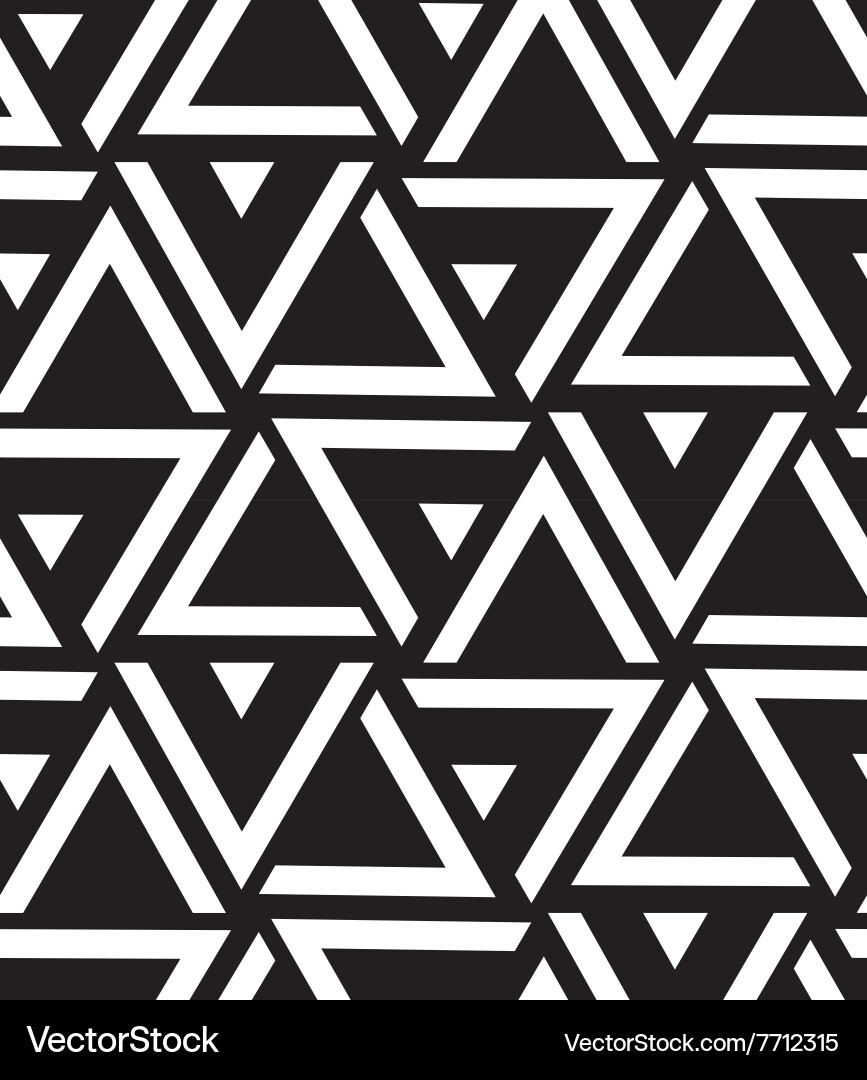 Geometric Triangle Pattern vector image