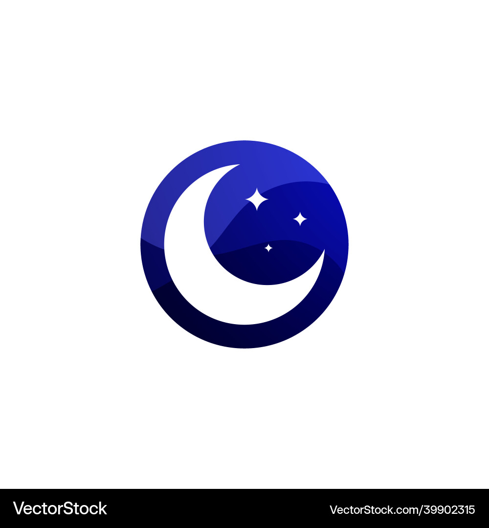 Mond Ikone Design Mond Ikone Design vektorbild