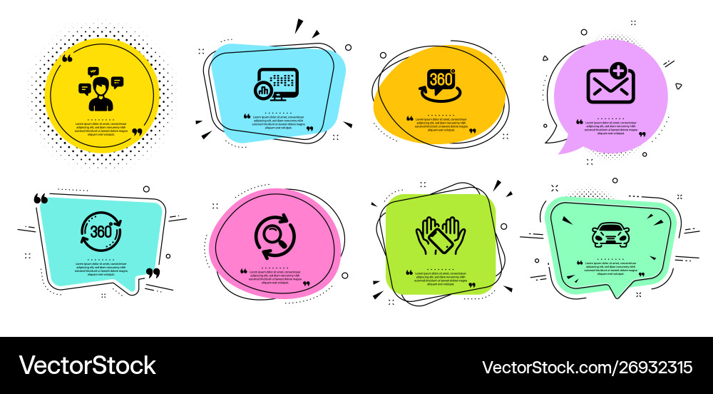 New mail full rotation and conversation messages New mail full rotation and conversation messages vector image