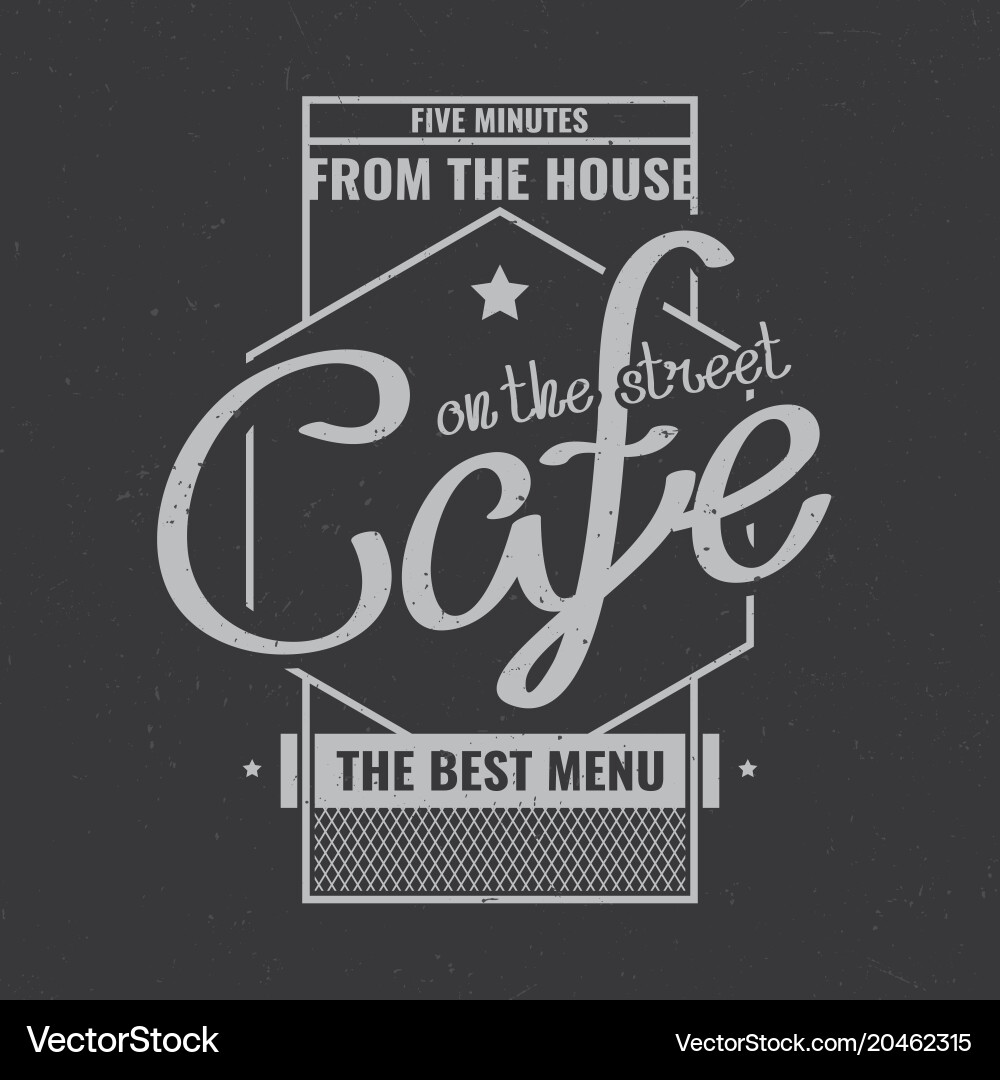 Vintage label design Vector Image