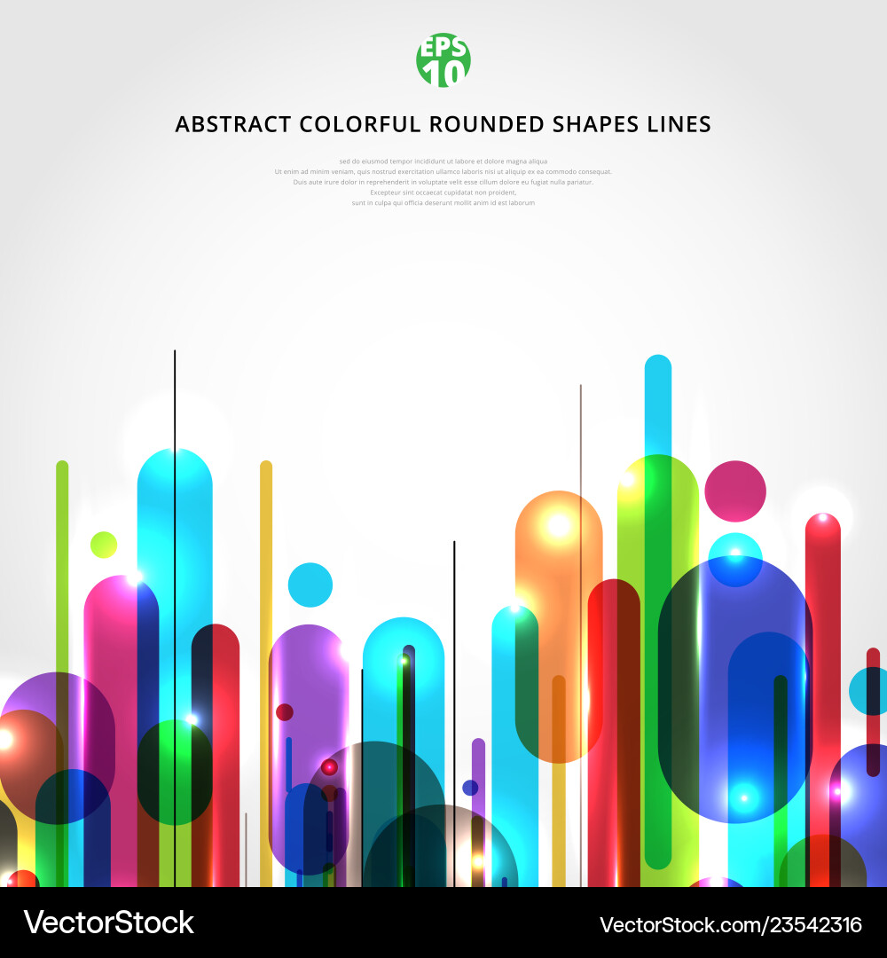 Abstract dynamic composition made of various Abstract dynamic composition made of various vector image
