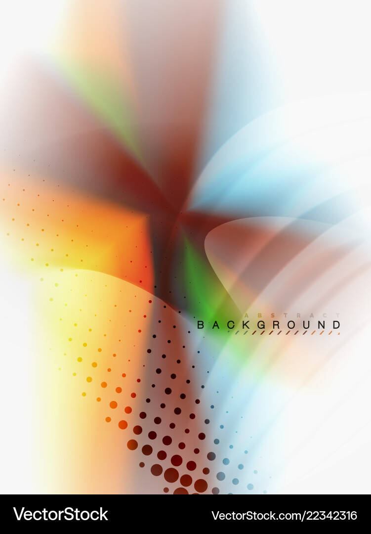 Abstract Fluid Color Background vector image
