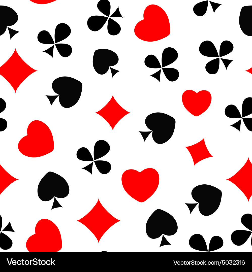Abstract seamless pattern background with card Vector Image