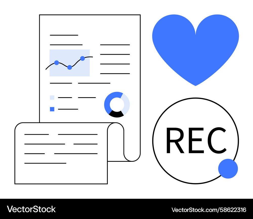 Data Analytics Report Vector Image