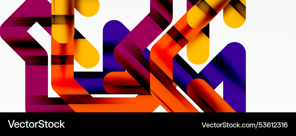 Dynamic colorful lines minimal abstract background Dynamic colorful lines minimal abstract background Vector Image