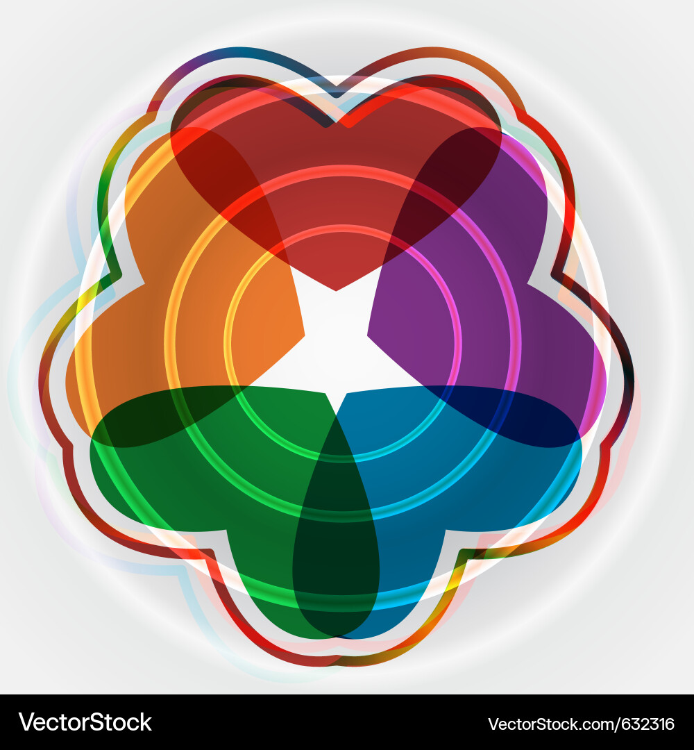 Heart Pattern with Text Space Vector Image