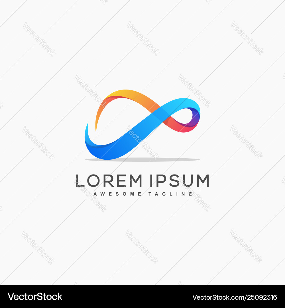 Infinity Concept - Loop Symbol Vector Image