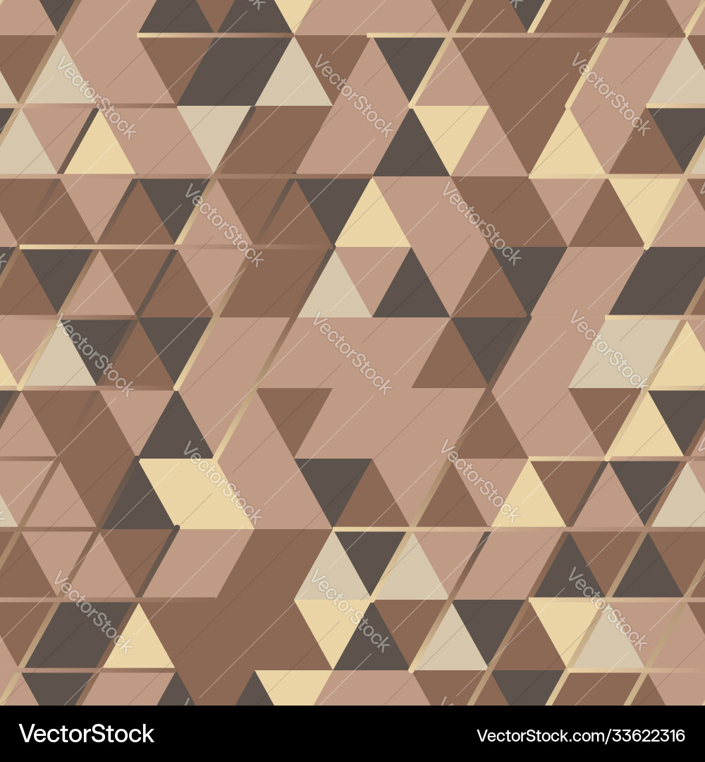 Khaki seamless pattern with triangular protection Khaki seamless pattern with triangular protection vector image