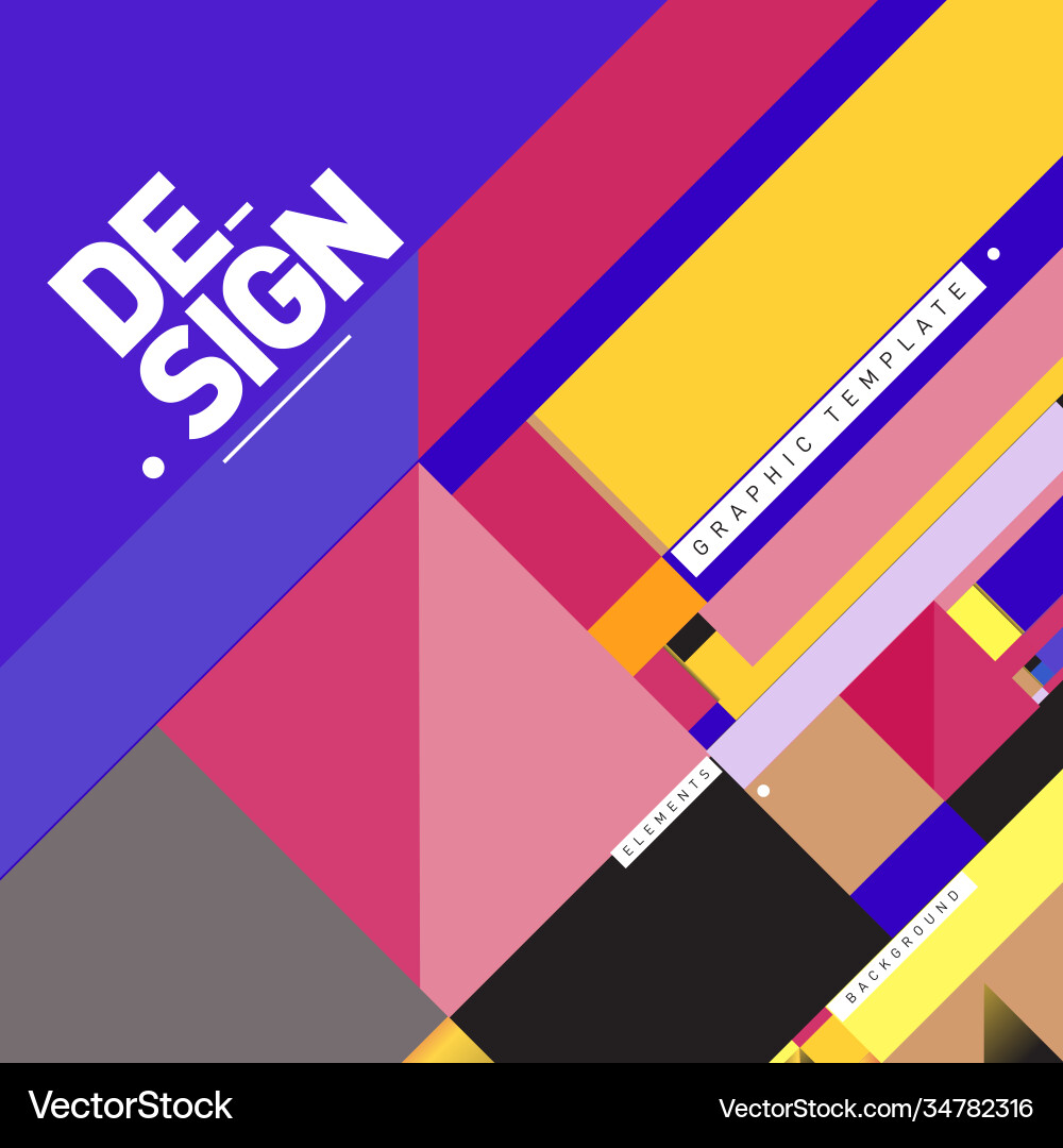 Modern colorful background material design Modern colorful background material design vector image